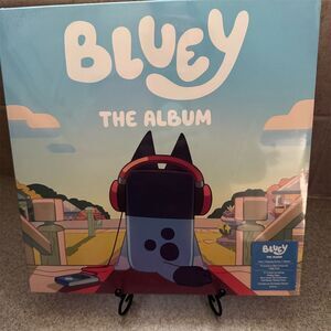 Bluey The Album LP Blue Vinyl + A3 Poster Children's Music Soundtrack